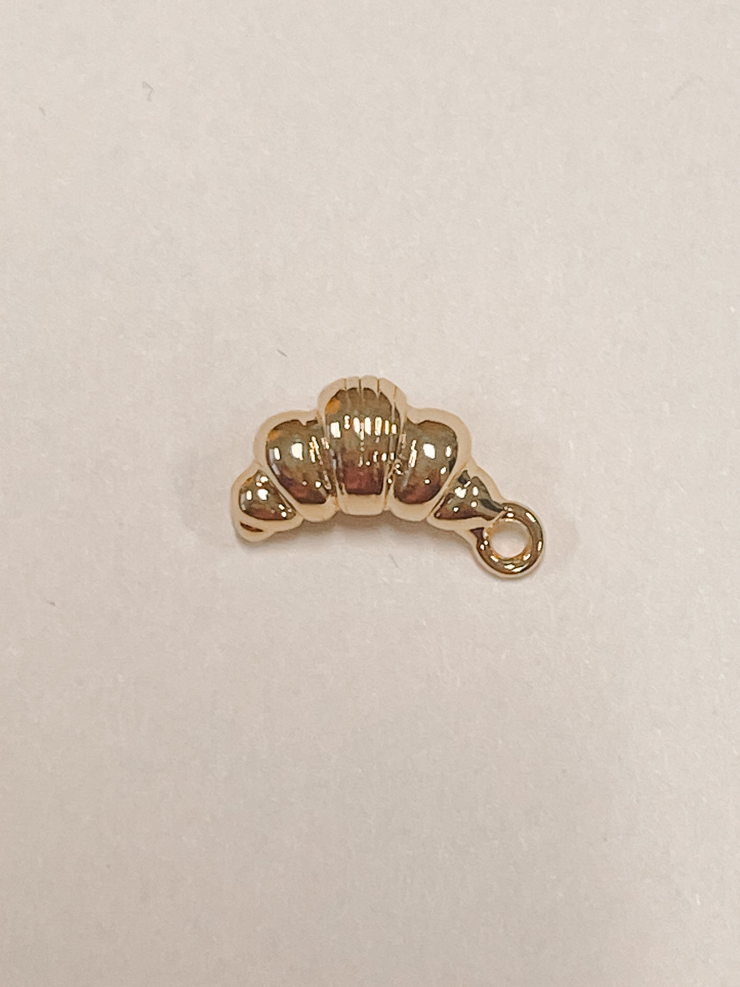 Gold Croissant Charm