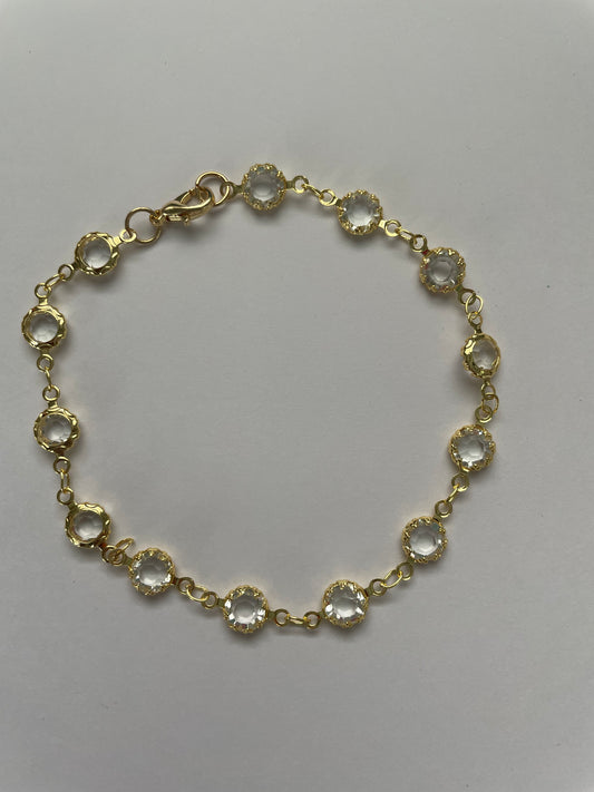 Crystal Daisy Bracelet