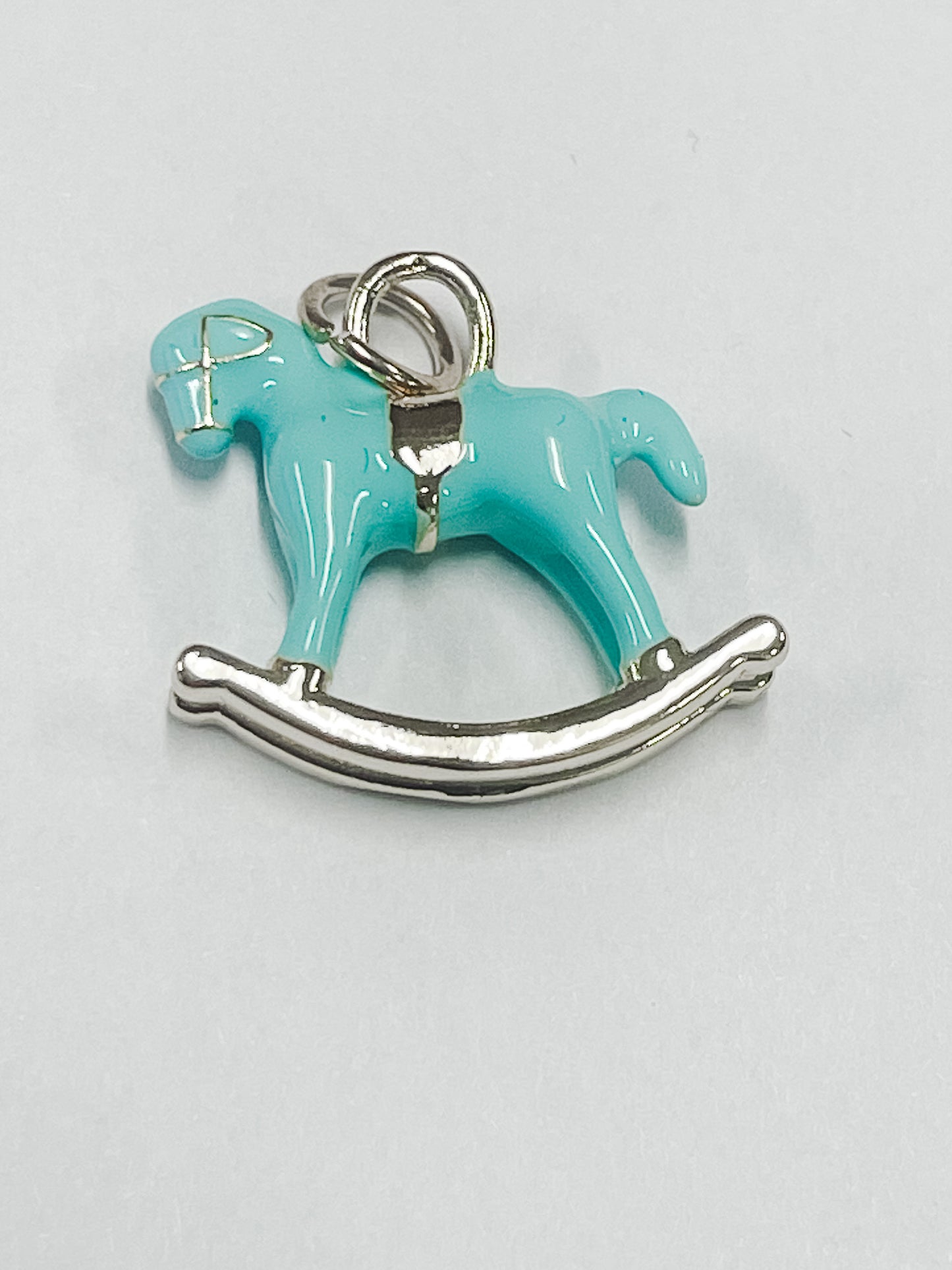 Gold Rocking Horse Charm
