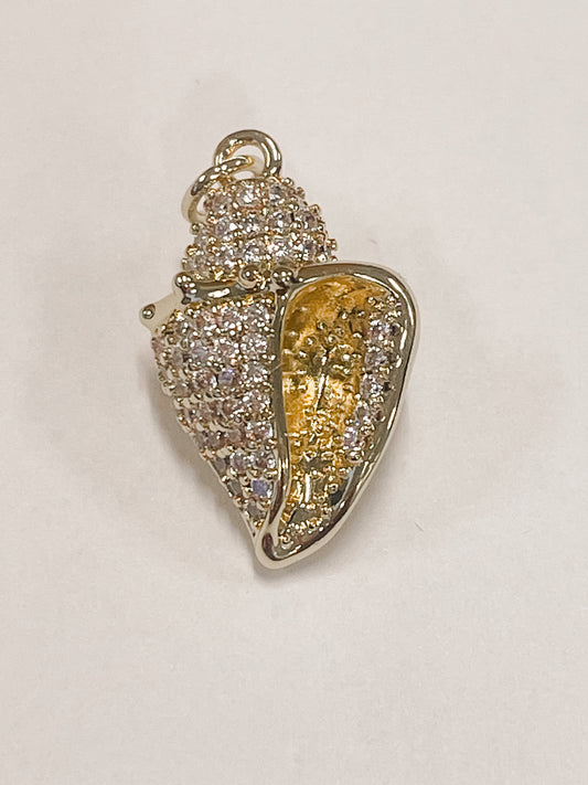 Bling Seashell Charm