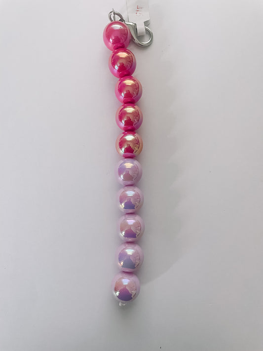 Large Beaded Bag Charm