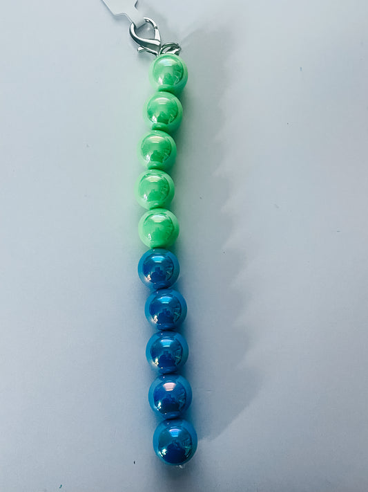 Large Beaded Bag Charm