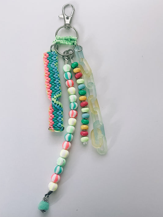 Neon Nights Bag Charm